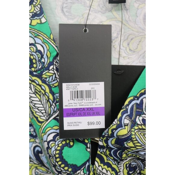 Jones New York Tank Top & Cardigan Set-XXL-New w/Tags - Picture 9 of 12